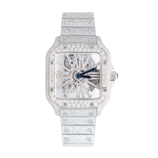 Iced Out Cartier Santos