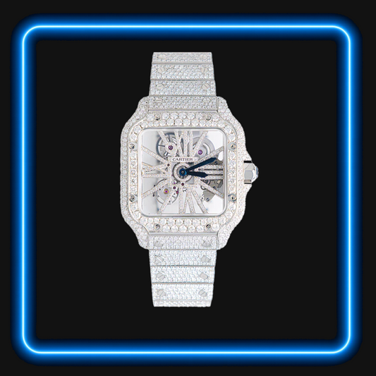Iced Out Cartier Santos